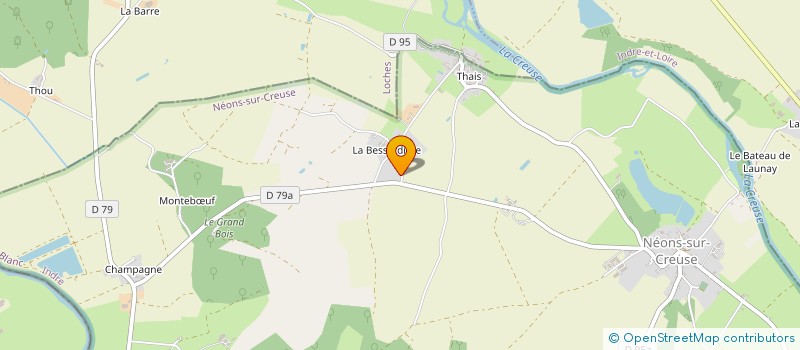 localisation de l'entreprise THEOCHAT à NEONS-SUR-CREUSE