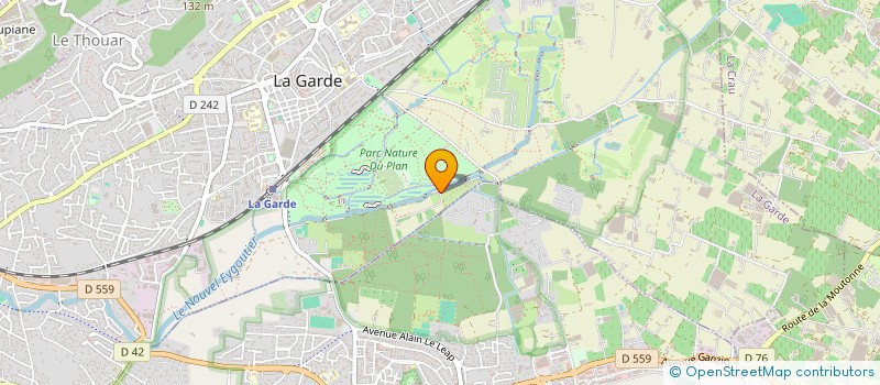 localisation de l'entreprise THEOCHE  LA GARDE