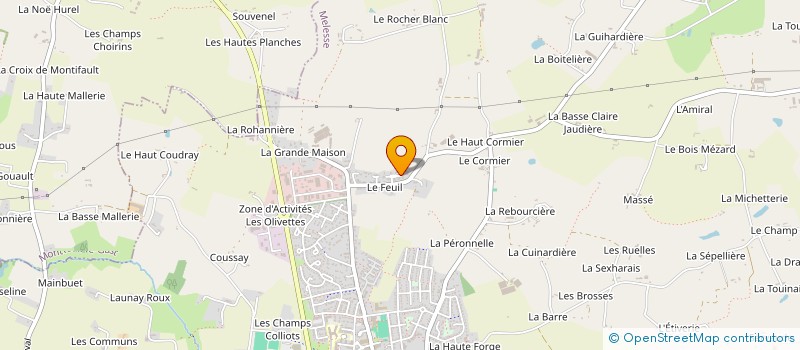 localisation de l'entreprise THEODINH  MELESSE