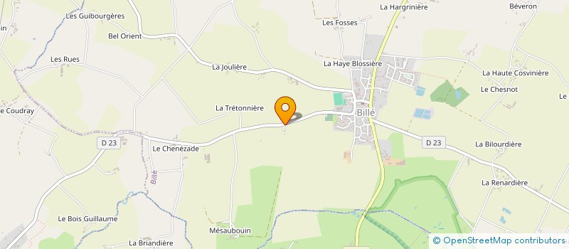 localisation de l'entreprise THEODIS  BILLE