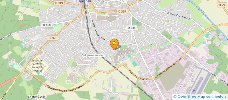 localisation de l'entreprise THEODOR STIEBEL WERKE  HAGUENAU