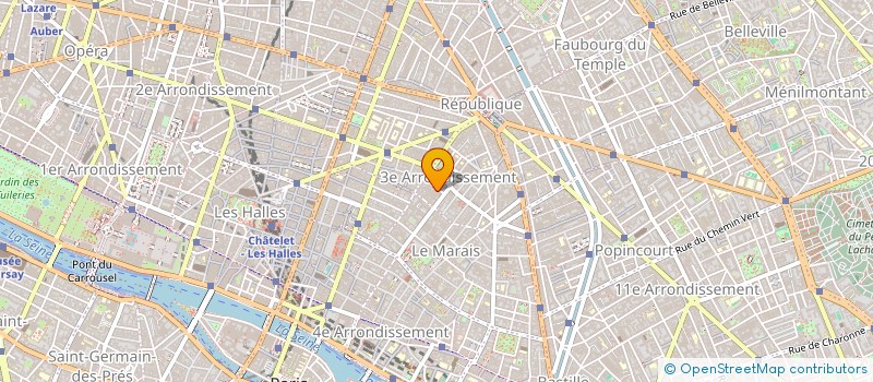 localisation de l'entreprise THEODORA à PARIS