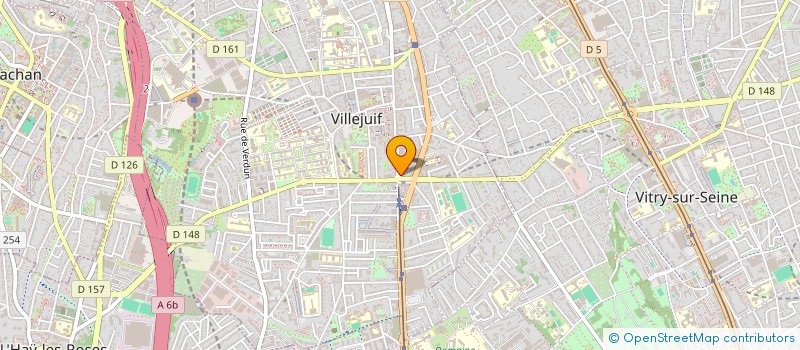 localisation de l'entreprise THEODORE  VILLEJUIF