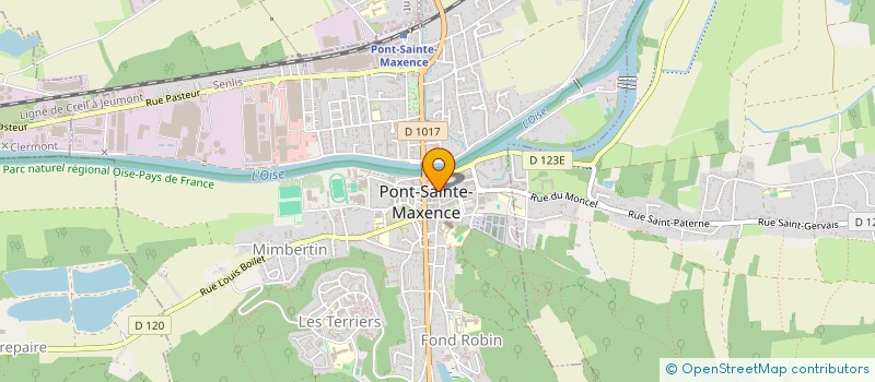 localisation de l'entreprise THEODORE HOLDING  PONT-SAINTE-MAXENCE