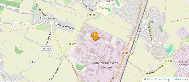 localisation de l'entreprise THEODORE MAISON DE PEINTURE à NOYELLES-LES-SECLIN