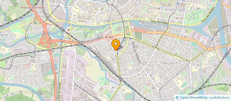 localisation de l'entreprise THEODORIS ET NIKOLAIDIS à STRASBOURG
