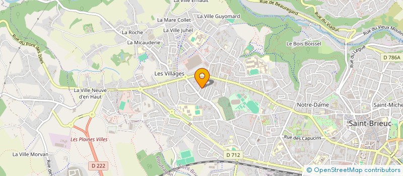 localisation de l'entreprise THEODULE RIBOT à SAINT-BRIEUC