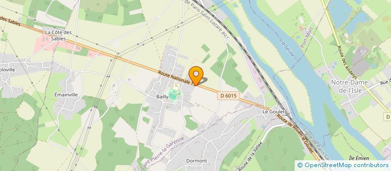 localisation de l'entreprise THEOGAM à SAINT-AUBIN-SUR-GAILLON
