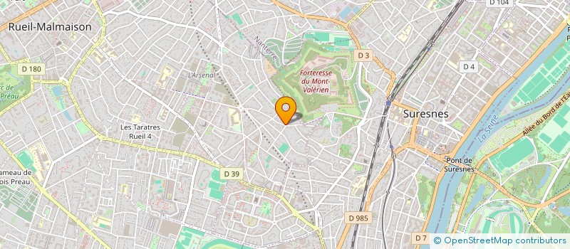 localisation de l'entreprise THEOGAP à RUEIL-MALMAISON