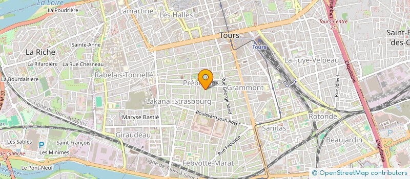 localisation de l'entreprise THEOJOBART  TOURS