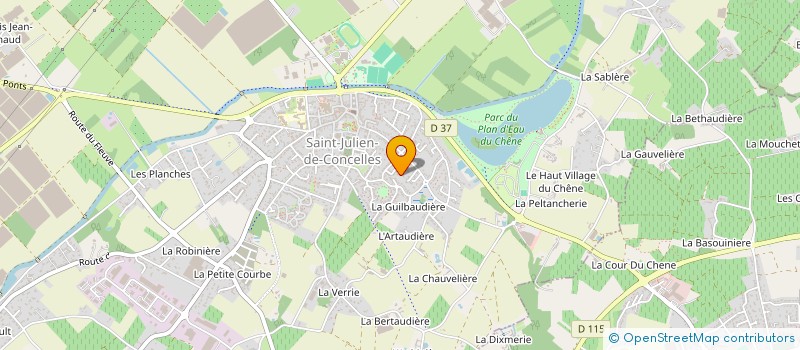 localisation de l'entreprise THEOL à SAINT-JULIEN-DE-CONCELLES