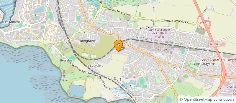 localisation de l'entreprise THEOLAIUS  AYTRE