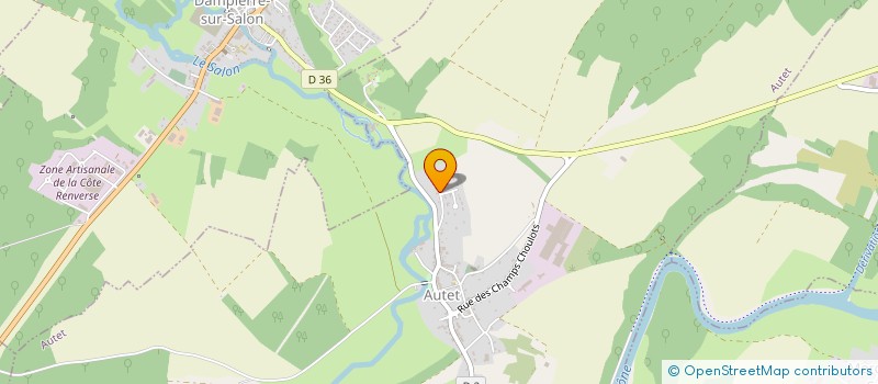 localisation de l'entreprise THEOLOU  AUTET