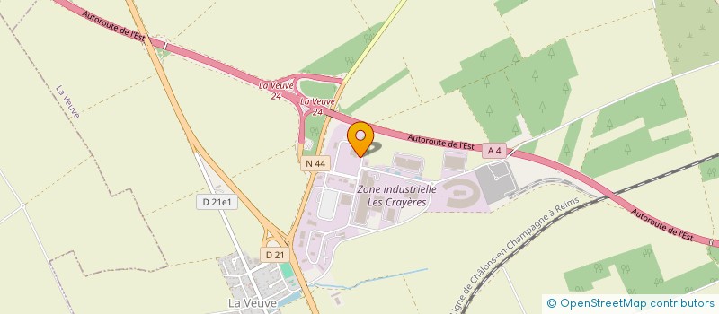 localisation de l'entreprise THEOMA  LA VEUVE