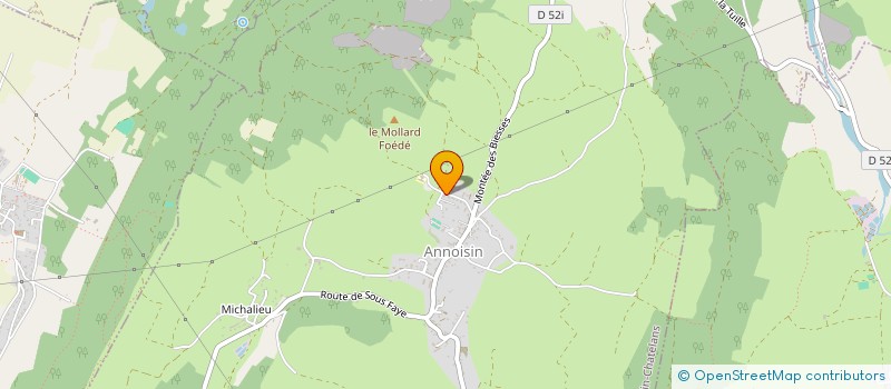 localisation de l'entreprise THEOMA PARTENAIRE  ANNOISIN-CHATELANS