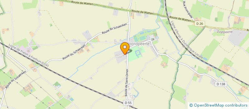 localisation de l'entreprise THEOMANON  NOORDPEENE