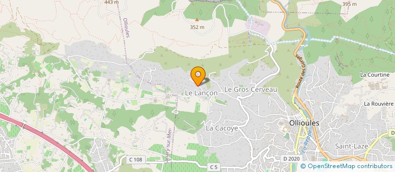 localisation de l'entreprise THEOMARINE  OLLIOULES