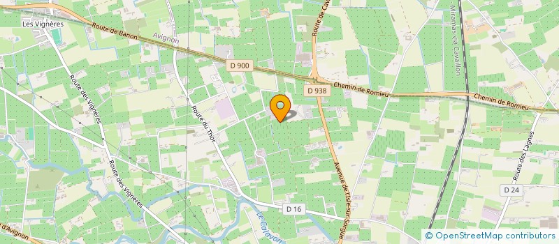 localisation de l'entreprise THEOMEL  CAVAILLON