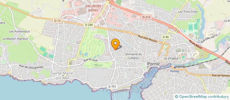 localisation de l'entreprise THEONAT  PORNIC