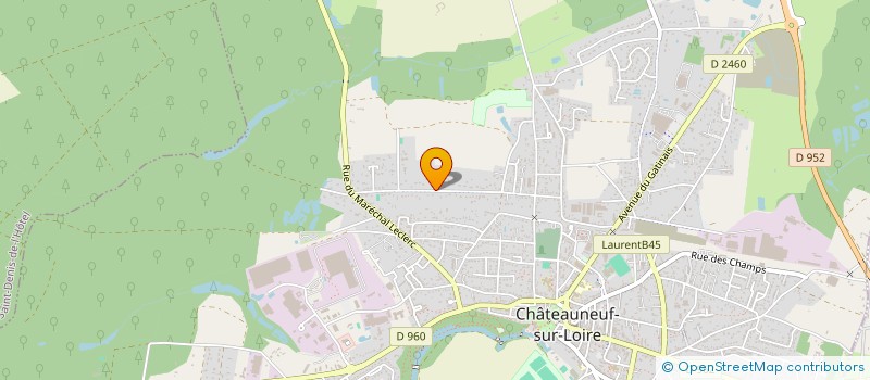 localisation de l'entreprise THEONATH à CHATEAUNEUF-SUR-LOIRE