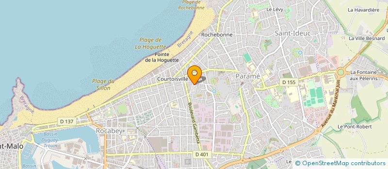 localisation de l'entreprise THEONEW  SAINT-MALO
