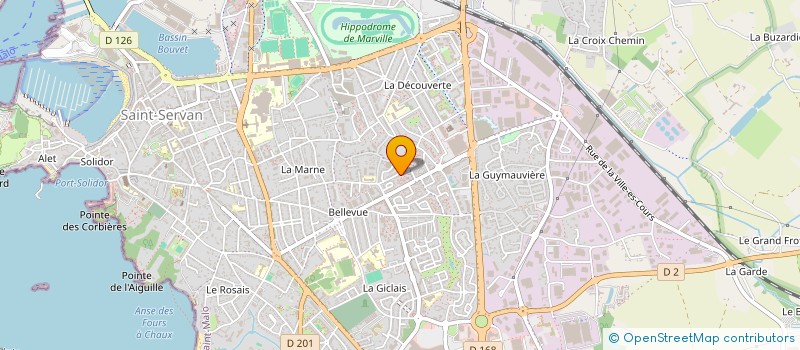 localisation de l'entreprise THEONINE  SAINT-MALO