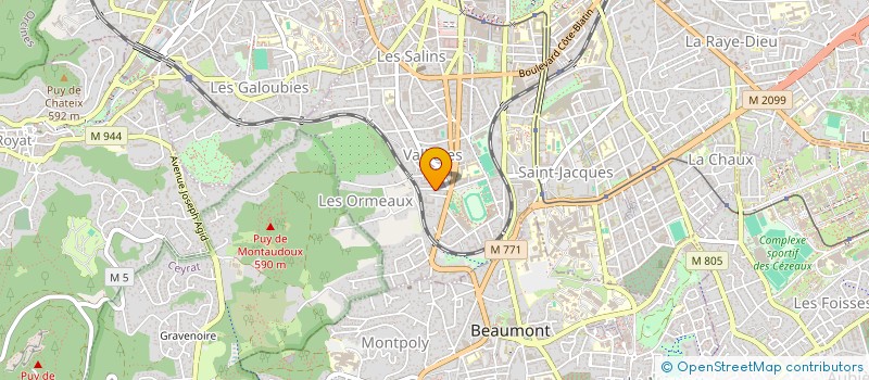 localisation de l'entreprise THEONIOM  CLERMONT-FERRAND