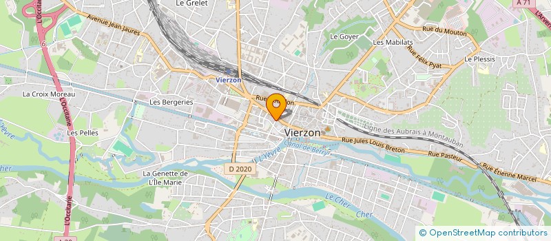 localisation de l'entreprise THEOPHANE PRODUCTIONS à VIERZON