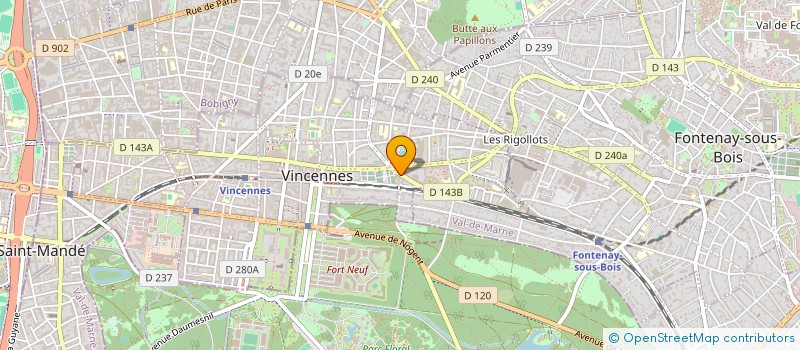 localisation de l'entreprise THEOPHILE 17 à VINCENNES