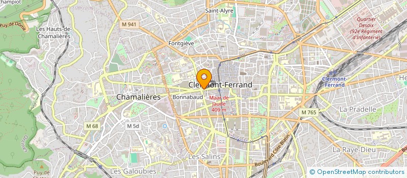 localisation de l'entreprise THEOPHILE à CLERMONT-FERRAND