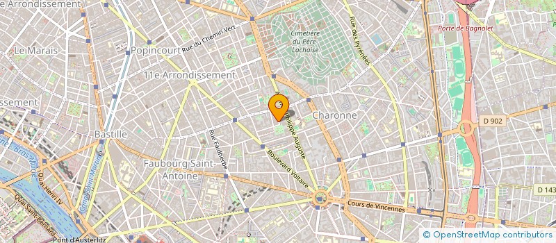 localisation de l'entreprise THEOPHILE à PARIS