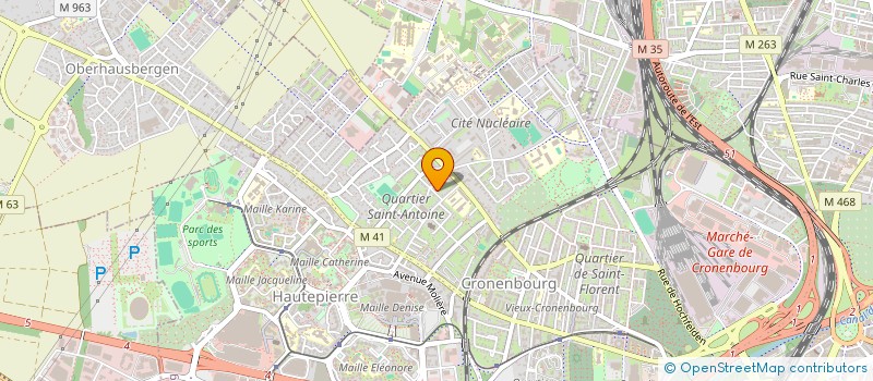 localisation de l'entreprise THEOPHILE à STRASBOURG