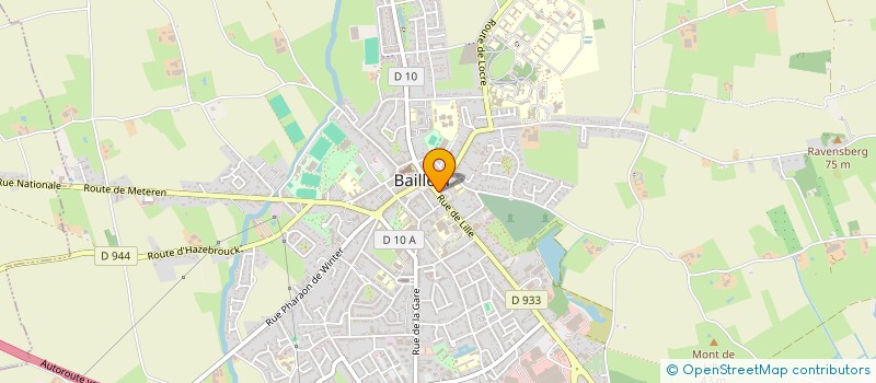 localisation de l'entreprise THEOPHILE HORLOGERIE  BAILLEUL