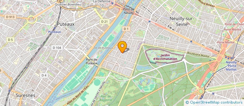 localisation de l'entreprise THEOPHILOU à NEUILLY-SUR-SEINE