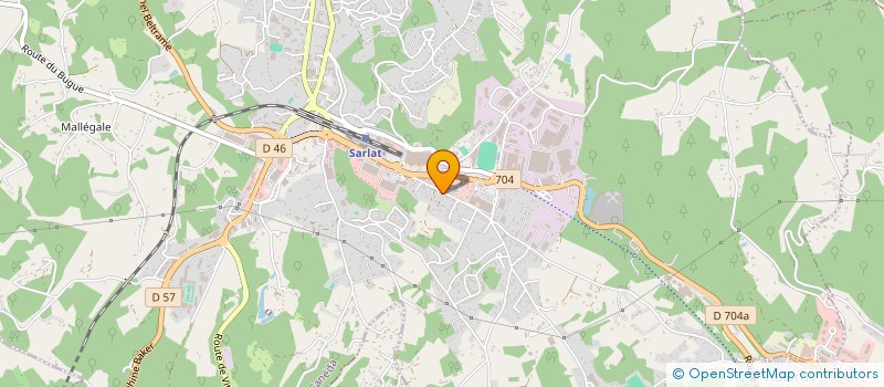 localisation de l'entreprise THEOREGLISSE à SARLAT-LA-CANEDA
