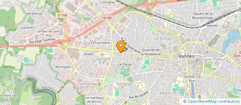 localisation de l'entreprise THEORELLE IMMOBILIER à VANNES