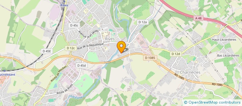 localisation de l'entreprise THEORIS  RIVES