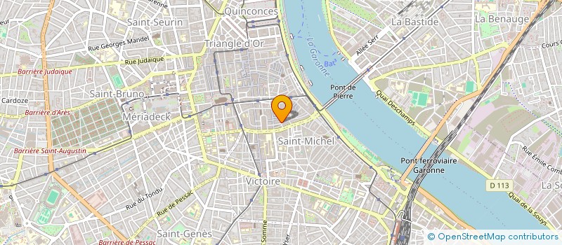localisation de l'entreprise THEORY à BORDEAUX