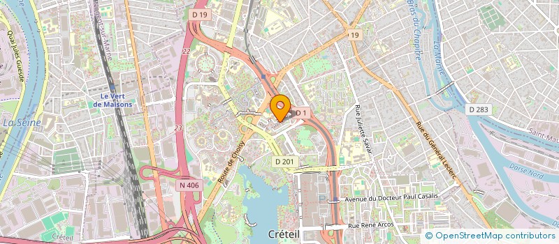 localisation de l'entreprise THEOTHEA  CRETEIL