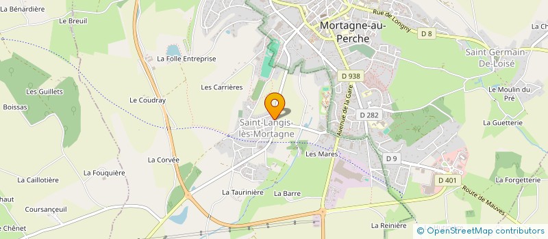 localisation de l'entreprise THEOTIME IMMOBILIER à SAINT-LANGIS-LES-MORTAGNE