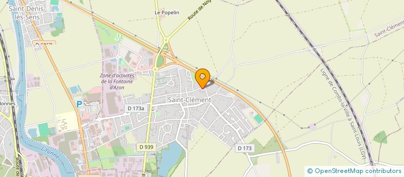 localisation de l'entreprise THEOTOP PAYSAGE à ST CLEMENT
