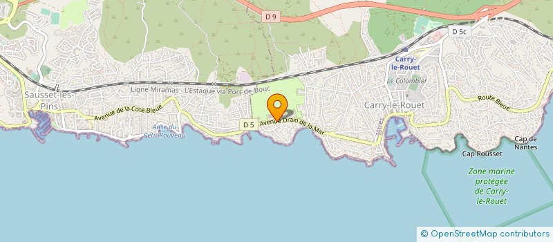 localisation de l'entreprise THEOTRANS  CARRY-LE-ROUET