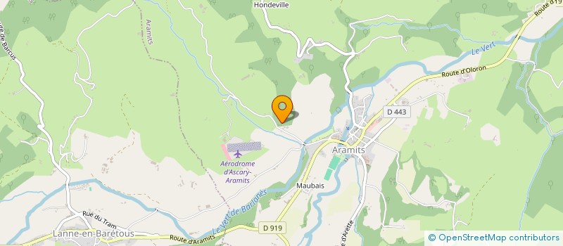 localisation de l'entreprise THEOURS à ARAMITS