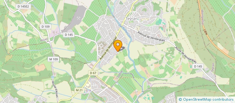 localisation de l'entreprise THEPALUC  TEYRAN