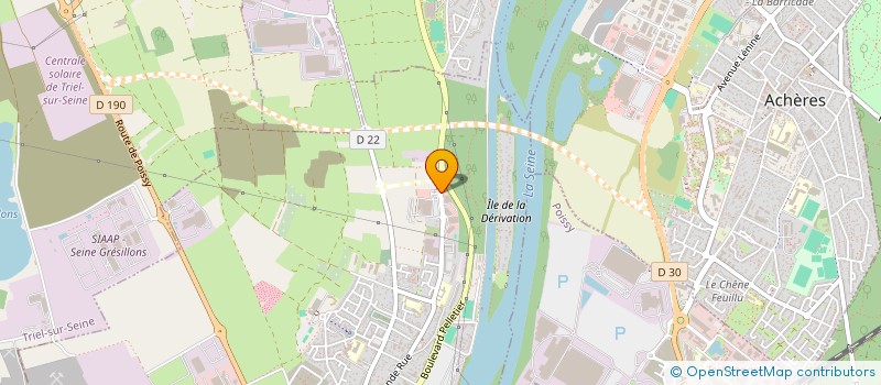 localisation de l'entreprise THEPEGNIER LANDRY à CARRIERES-SOUS-POISSY