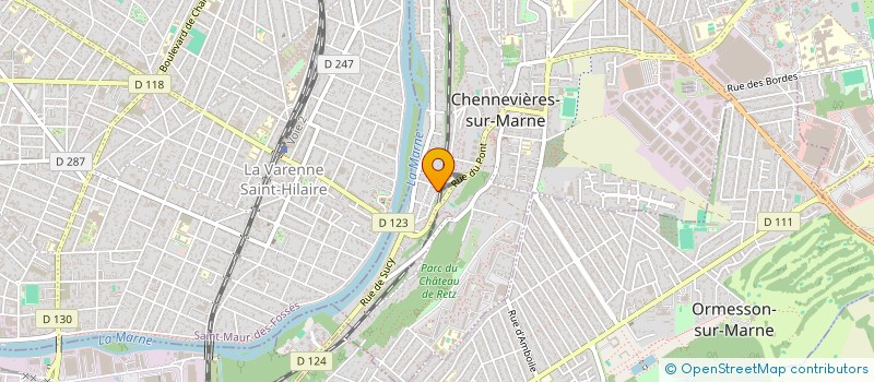 localisation de l'entreprise THER IMMO  CHENNEVIERES-SUR-MARNE