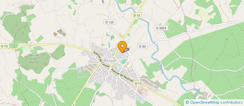 localisation de l'entreprise THERA  ROUJAN