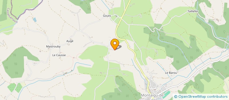 localisation de l'entreprise THERA  MONTAIGU-DE-QUERCY