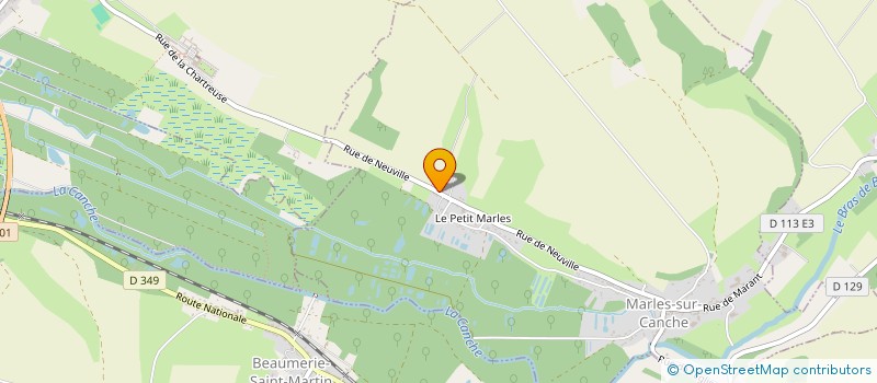 localisation de l'entreprise THERA CONCEPT  MARLES-SUR-CANCHE