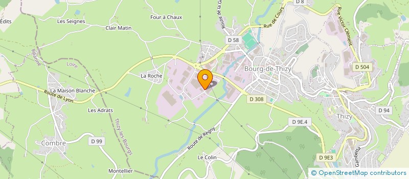 localisation de l'entreprise THERA VIVA à THIZY-LES-BOURGS